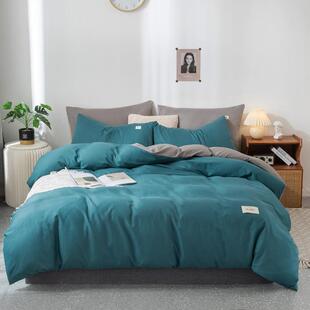 2022夏季四件套棉全棉宿舍三件套纯棉被套床单南通市床上用品