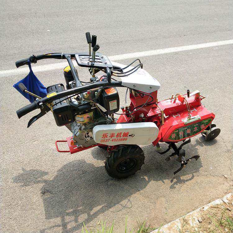手扶式汽油微耕机 多功能大棚果树蔬菜开沟培土机 大葱开沟培土机