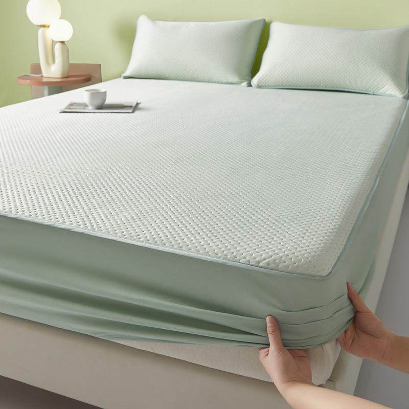 a类凉感丝夹棉床笠三件套夏季家用床垫保护套宿舍单人床罩单件,3C数码配件,其它配件,淘宝优惠券,粉丝福利购,淘宝优惠卷