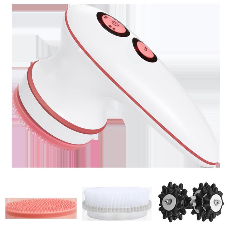 旋旋乐滚轮按摩器防水洗浴刷腹部腿部充电按摩器