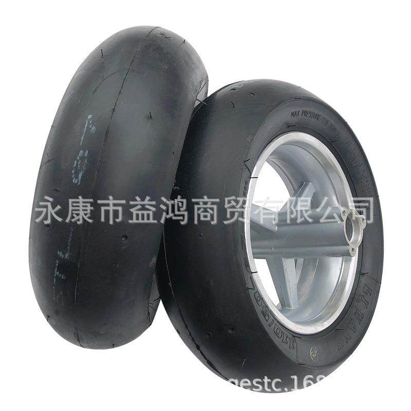 49CC迷你摩托配件小跑车90/65-6.5寸后110/50-6.5真空光轮胎轮毂