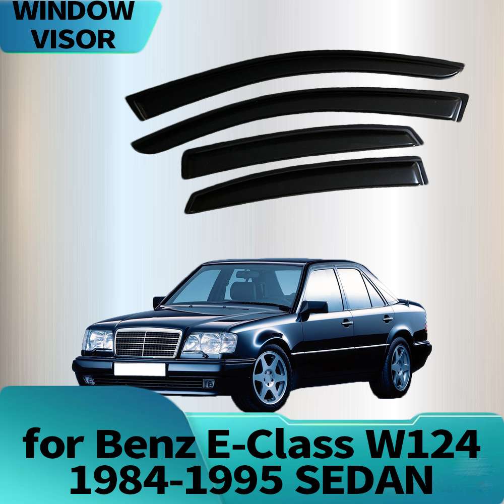 适用Benz E-ClassW124 1984-1995 SEDAN晴雨挡侧窗导流板雨眉加厚