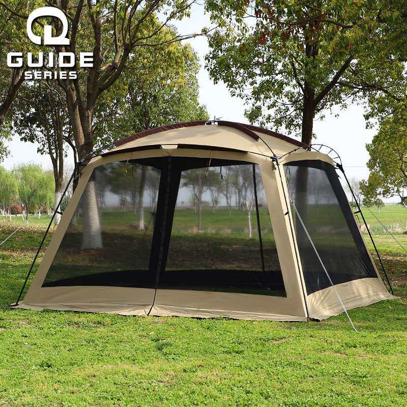 步林GuideSeries户外防蚊凉棚露营庇护所遮阳棚帐专业黑胶天幕帐