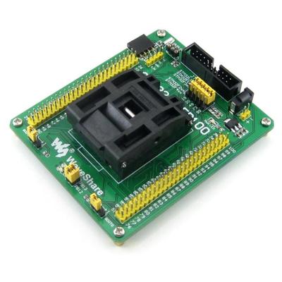 STM32专用编程座 烧写座 QFP100 0.5mm 原装座子 STM32-QFP100