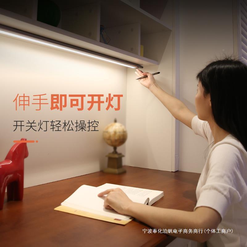 l0ed台灯习护眼灯家用2灯2v插电式书110桌吸顶灯条长条学阅读管