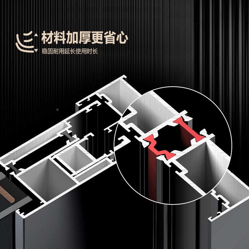 雕铝门防盗门约代轻奢入户门子母简双开门现进户玻璃刻别692墅大