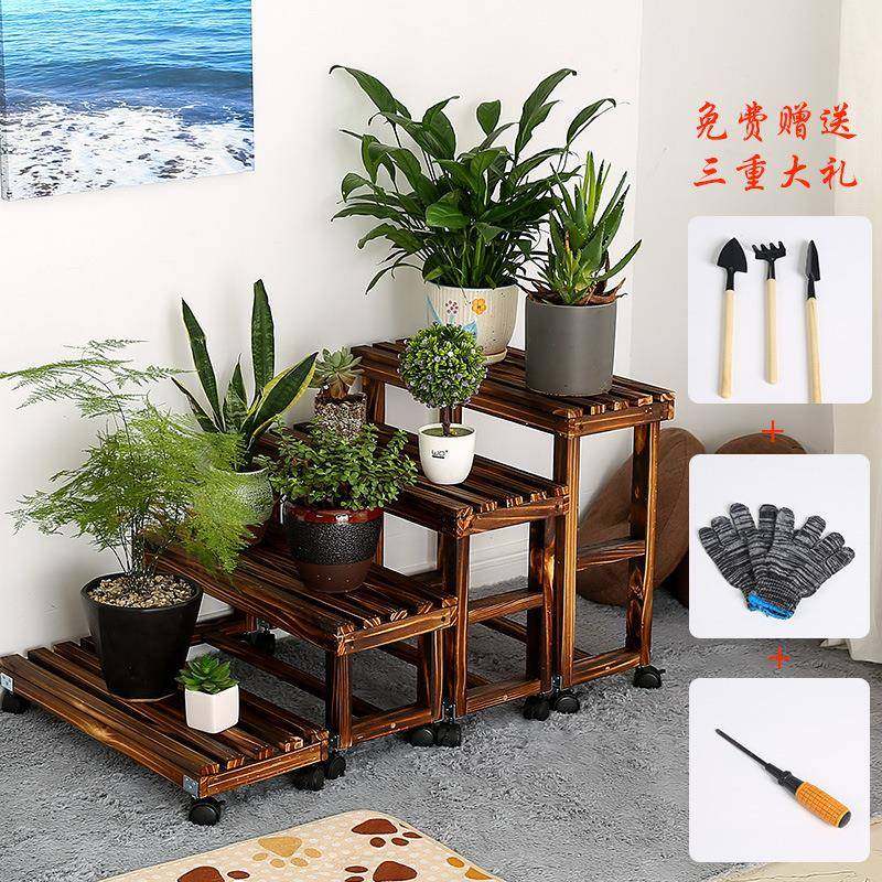 实木单多肉层架阳台室内外移动花架盆多层无品牌/花户外阶梯盆栽,基础建材,脚轮/万向轮,淘宝优惠券,粉丝福利购,淘宝优惠卷