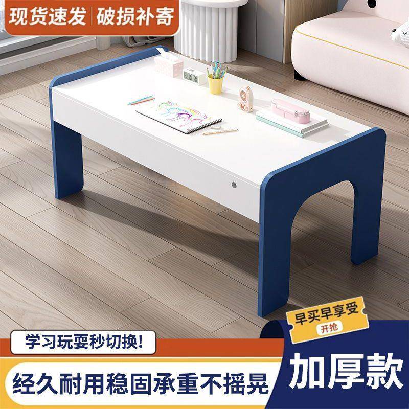 儿童积木桌子大颗小具宝益智宝拼装无品牌/多功能木质玩台二合粒