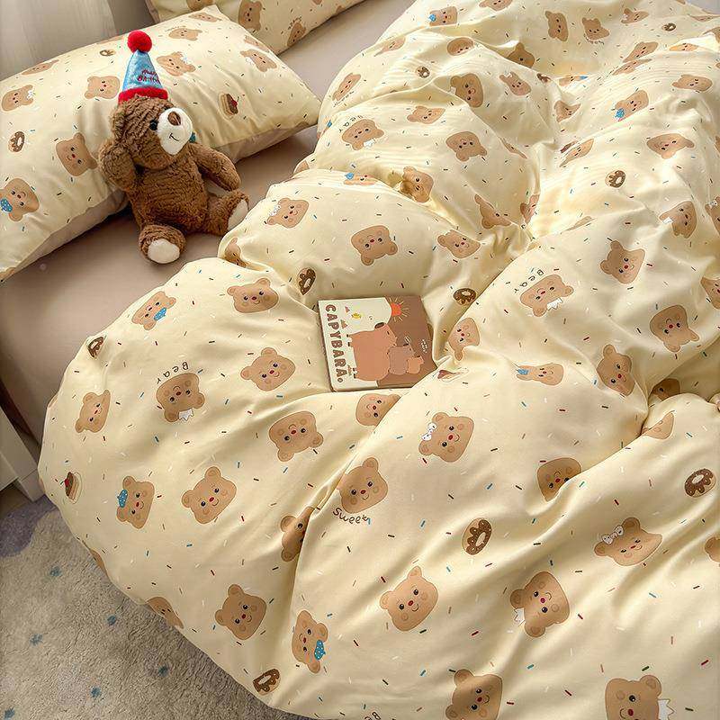 A品四件纯棉新款套床单被套被罩学生宿舍床上三ltao1021件套床床,床上用品,床品套件/四件套/多件套,淘宝优惠券,粉丝福利购,淘宝优惠卷