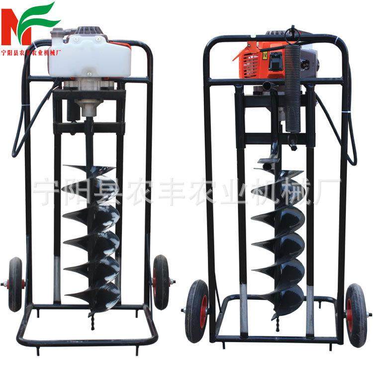 肥地挖坑机推车二四冲PCZ程汽油农钻用果园栽树施打桩立杆埋柱打,农机/农具/农膜,林业机械,淘宝优惠券,粉丝福利购,淘宝优惠卷