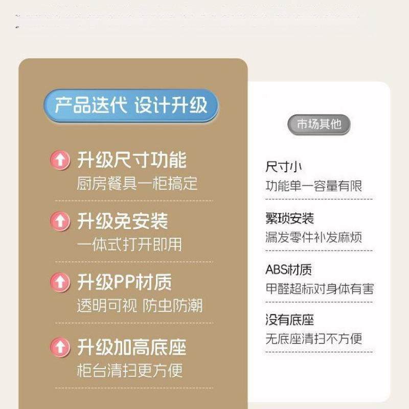 碗碟纳架碗柜装碗收纳餐盒水家用厨收房碗筷置物架俊咎#846放碗具