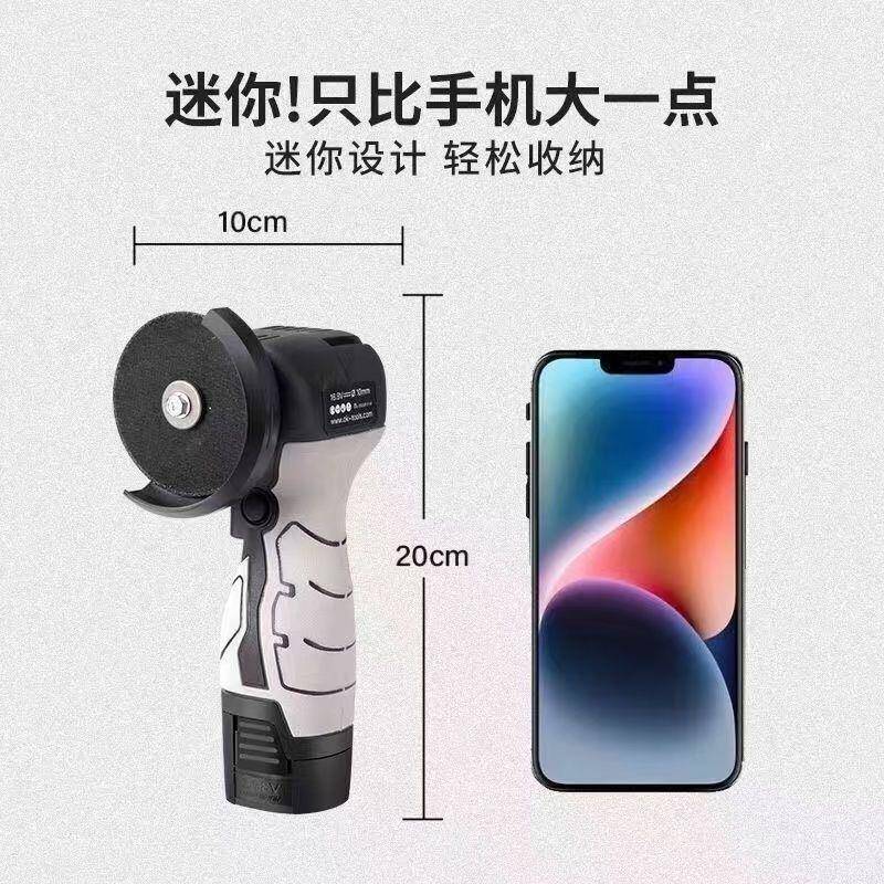 多功能手迷号你锂电小角磨机超小打磨机抛光机切型割814机持小打