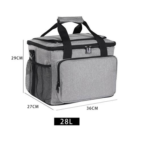 跨境加厚珍WN445珠棉露冷28L户外野餐包保温保冰包便包携式营外卖