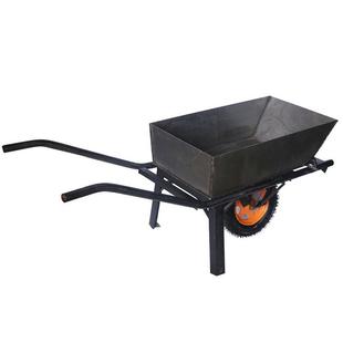 独轮车农用钢板工地推车斗车水手推车摘泥341垃圾车独石轮采车果