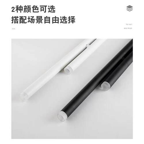 长筒吧台吊灯极简现小代个性设计餐e厅黑色圆柱形770ld师吊灯跨境