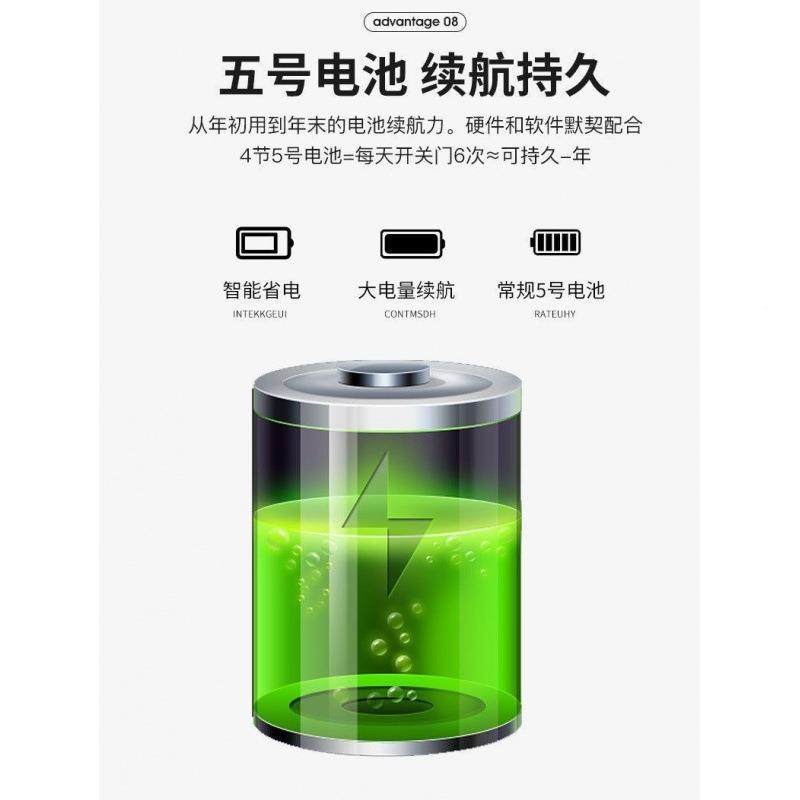 半1自动指纹锁智能门锁通型密用码锁电用子锁磁卡感应锁盗家防门