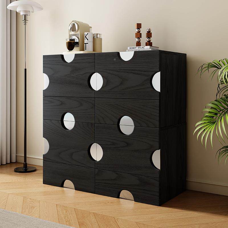 中古风斗柜法地MS-LA51#式芝柜客厅自由组合收纳士柜落立式边家用