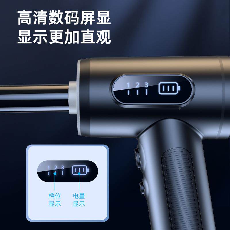 境汽车车载尘器吸吹一体三挡大功率带跨数尘显便携951吸手持车用