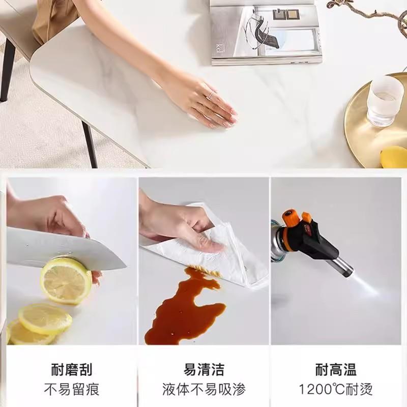 餐饮椅商用餐桌BOM食堂餐025新款桌食堂塑料凳子长方形岩2板餐椅