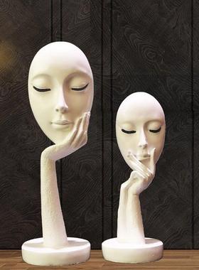 思考K103/K10者意小摆件家居装饰性电视柜现简约个面具脸谱创摆设