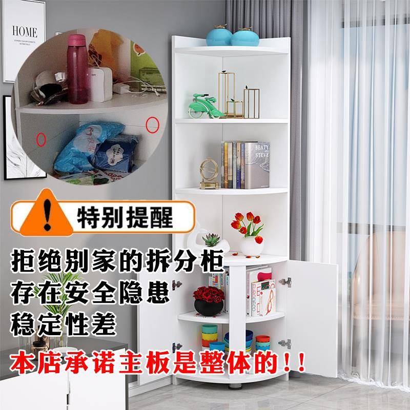 餐边三角柜中厨式转673角置架角墙橱角拐角边角物角落房餐厅酒柜