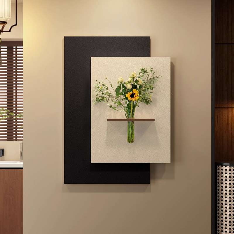 立体砂岩法式复古风玄关装饰画餐厅挂画客厅卧室床头壁画2024新款图片
