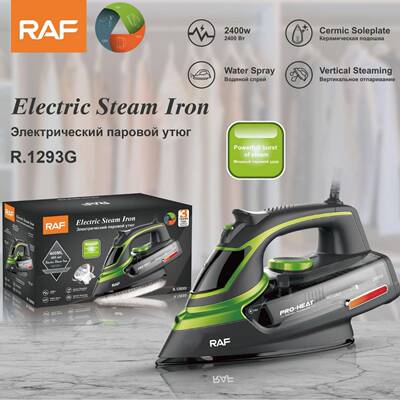 RAF 欧规家用手持蒸汽熨斗 大功率干湿两用电熨斗2400W