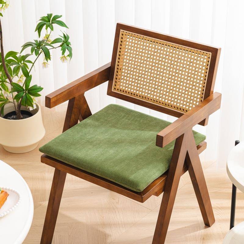 高密度海绵垫记忆棉坐垫加厚办公室久坐四季通用客厅凳子椅子垫夏