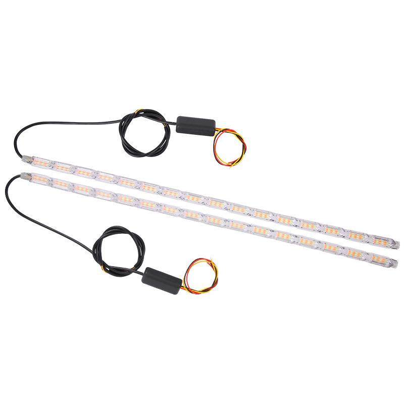 汽车通用改装饰水晶泪眼日行灯七彩带转向流水超亮led幻彩跑马灯,电子元器件市场,其它元器件,淘宝优惠券,粉丝福利购,淘宝优惠卷