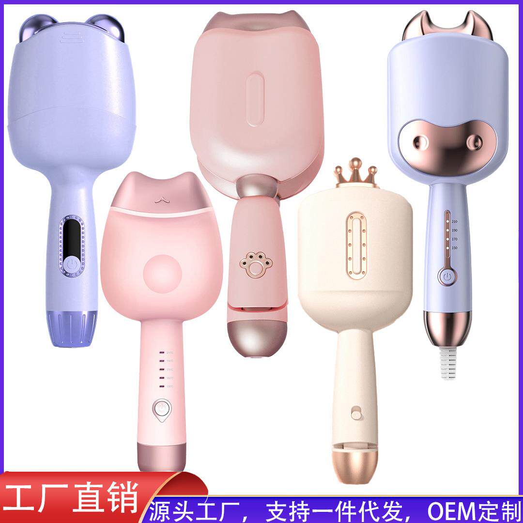 新款猫爪蛋卷头卷发棒学生蛋蛋卷烫发器32mm水蛋卷棒夹板两用神器
