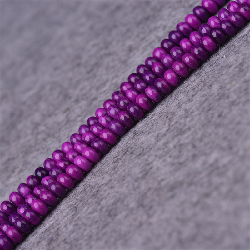 水晶优化舒俱来盘n珠半成品 苏纪石扁珠diy手链配珠半成品