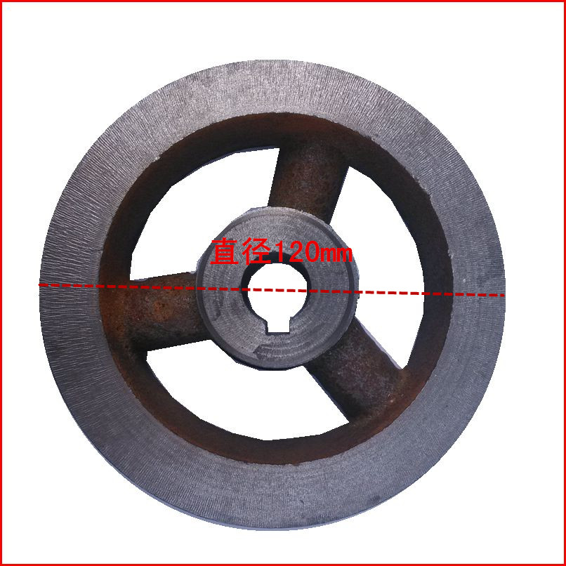 电动伸缩门机头轮 双轨道角轮 三角铁轮F 伸缩门轮子 直径120mm