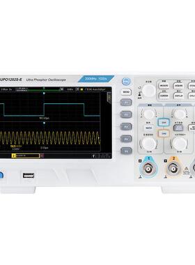 优利德数字荧光示波器中文面板双通道200Mhz/1G示波器UPO1202S-E