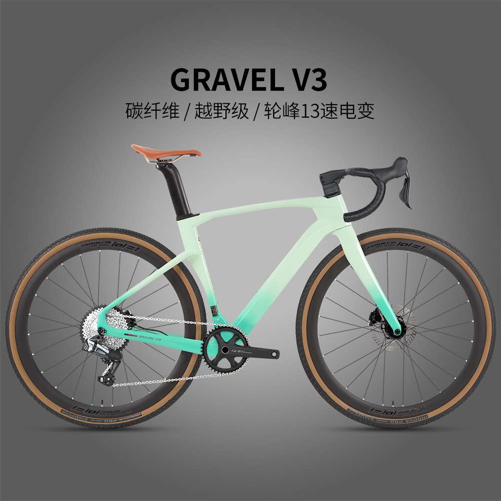 Gravel V3砾石公路车碳纤维WheelTop GEX-13速无线电变油压碟刹