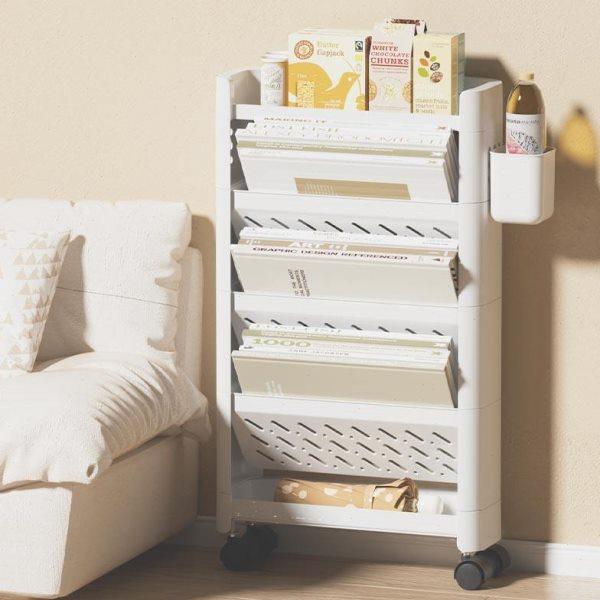 置物架移动收纳架落地桌下书架学生书桌旁书本收纳小推车桌边带轮,收纳整理,书桌收纳置物架,淘宝优惠券,粉丝福利购,淘宝优惠卷