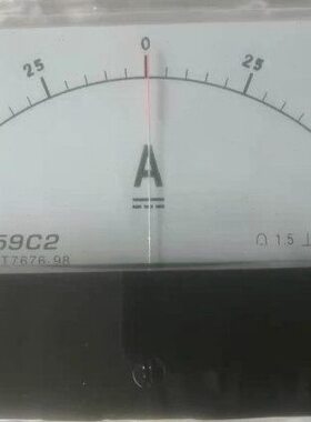 指针直流正负电流表59C2+-50A 75MV 正负 50A 59C2-A