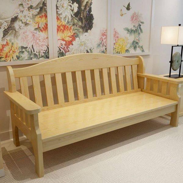 田园纯实木沙发小户型双人三人客厅松木沙发茶几组合书房阳台,住宅家具,实木沙发,淘宝优惠券,粉丝福利购,淘宝优惠卷