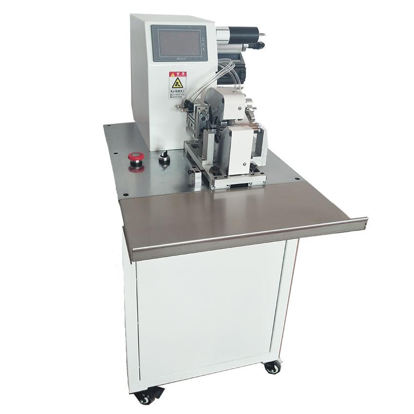 数控电线自动卷标机械数据线高精度贴标机电源线贴标签设备