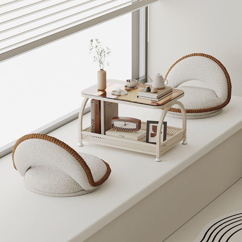 飘窗小桌子炕几榻榻米奶油风茶桌卧室网红窗台小茶几床上学习矮桌