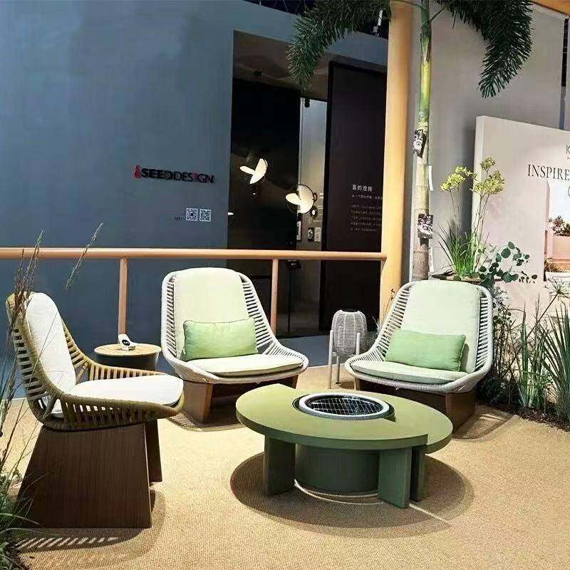 户外沙发藤编庭院家具防水民宿样板房酒店别墅阳台休闲设计师组合,鲜花速递/花卉仿真/绿植园艺,割草机/草坪机,淘宝优惠券,粉丝福利购,淘宝优惠卷