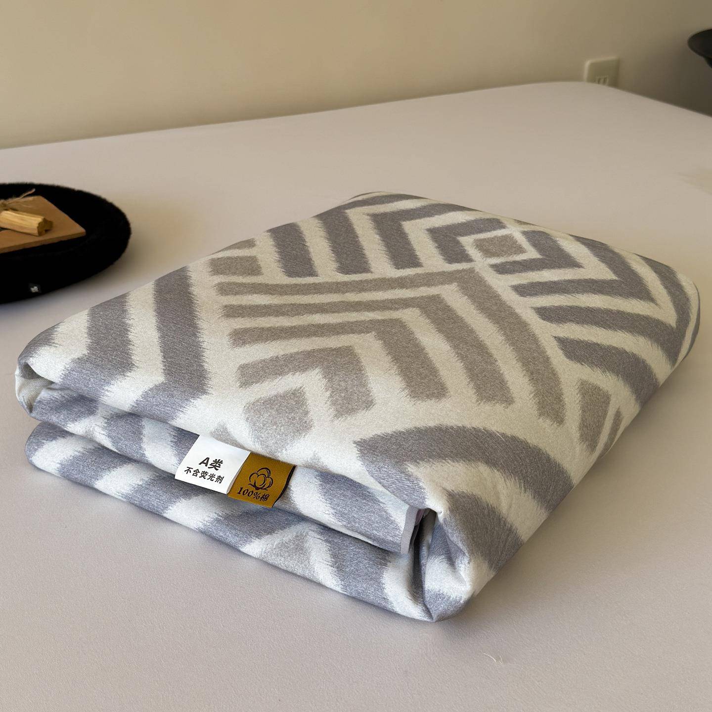 秋冬加厚磨毛被套单件1全棉单被罩床上用品单被套双人家用棉被罩