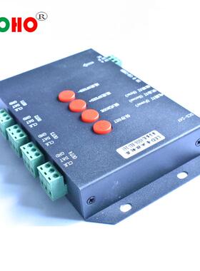T-4000TTL全彩外控控制器 led点控四口控制器 SD卡可编程控制器