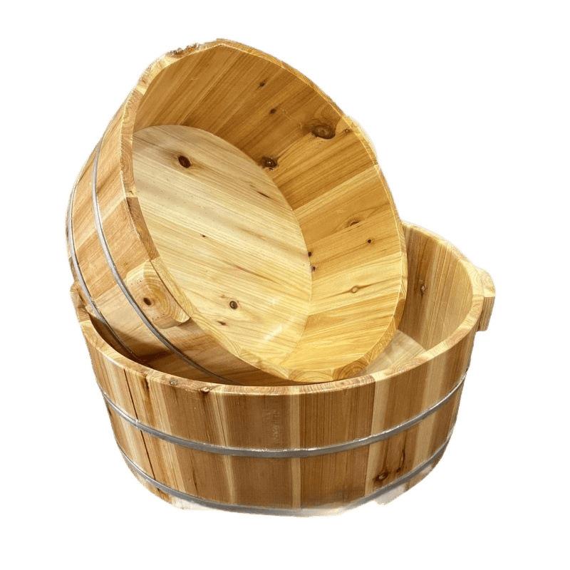 泡脚桶足浴盆双人洗脚足浴盆泡脚木桶大号木盆商用儿童洗澡盆