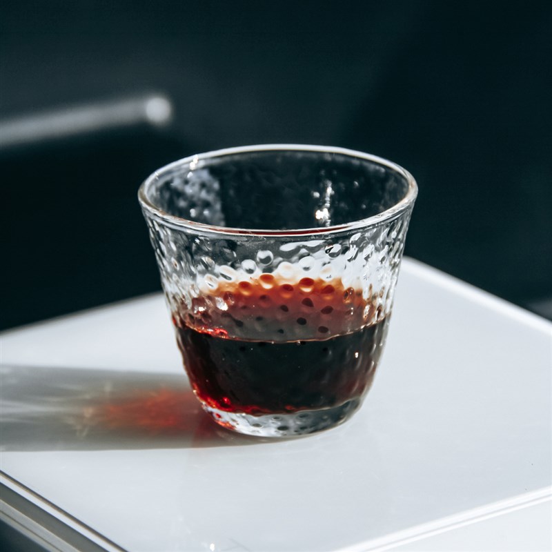 [伍]日系小号锤纹手冲p咖啡杯 古法玻璃杯 小茶杯单只创意个人专