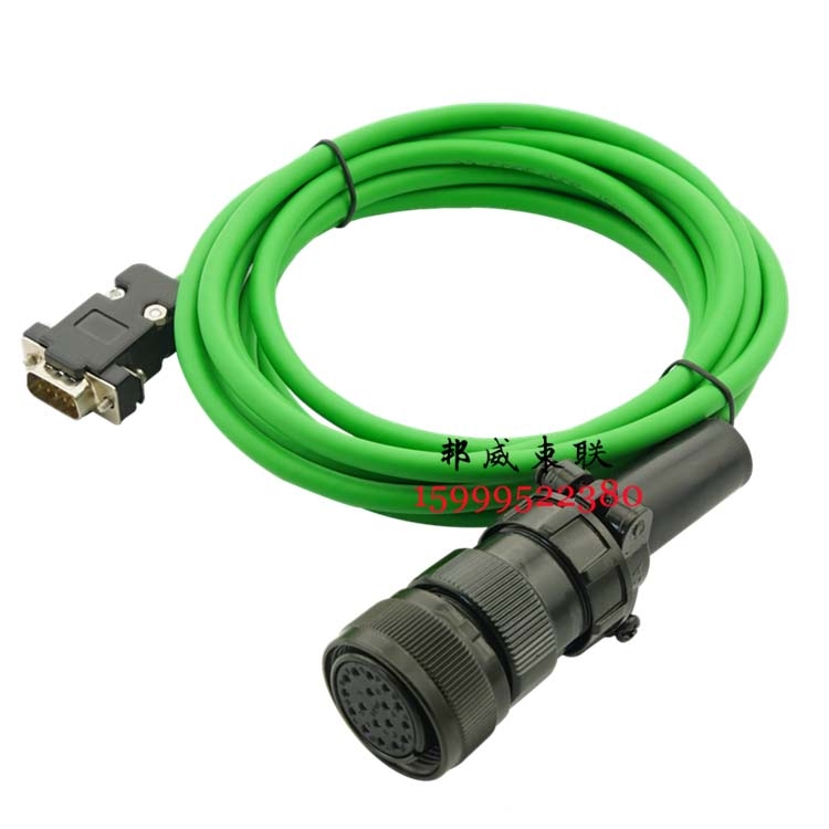 汇川IS600P伺服电机编码器连接线带连接器插头S6-L-P01-3.0电缆线