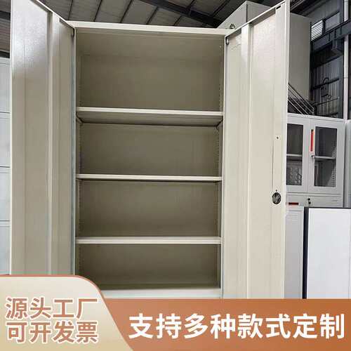 铁皮柜大容量文件柜资料柜安全带锁防潮实用多场景可用家用实验室