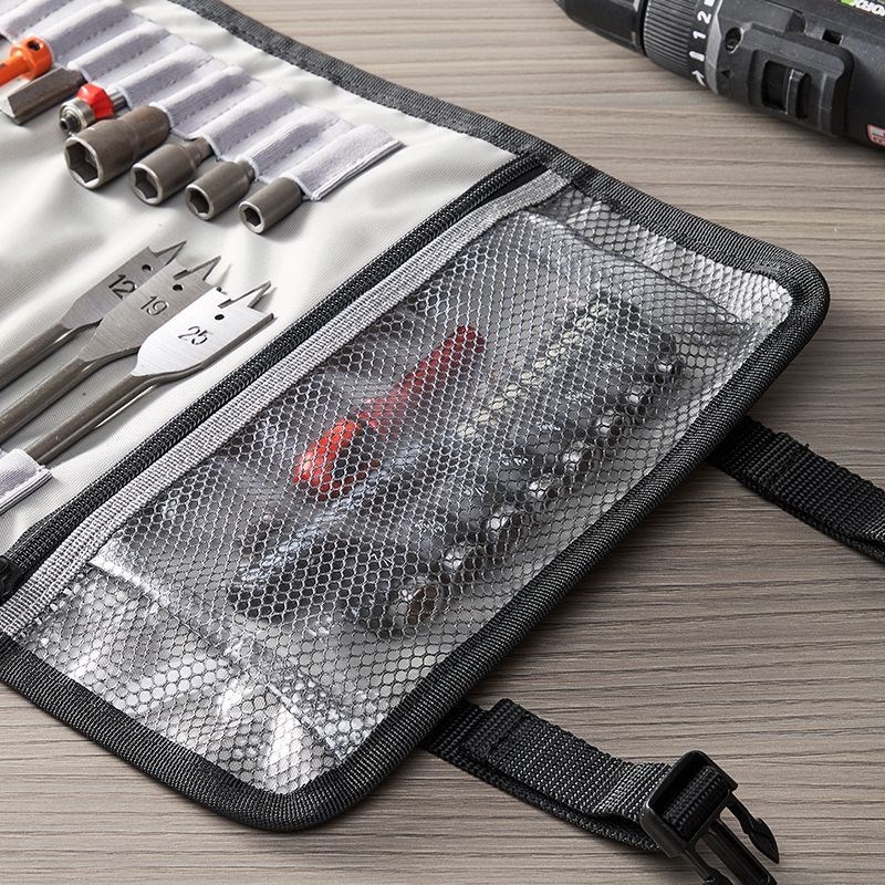 Imbobt钻头包工具包多功能木工包卷筒包耐磨便携电工批头收纳袋