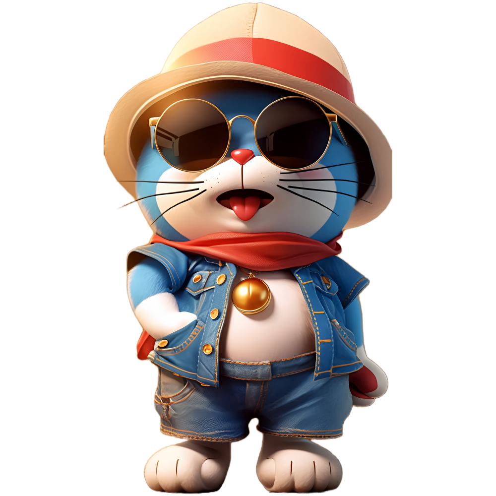 哆啦A梦创意贴纸防水贴卡通墙贴