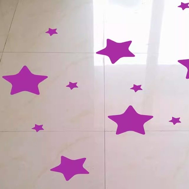 防水自粘彩色星星贴纸遮盖瑕疵贴