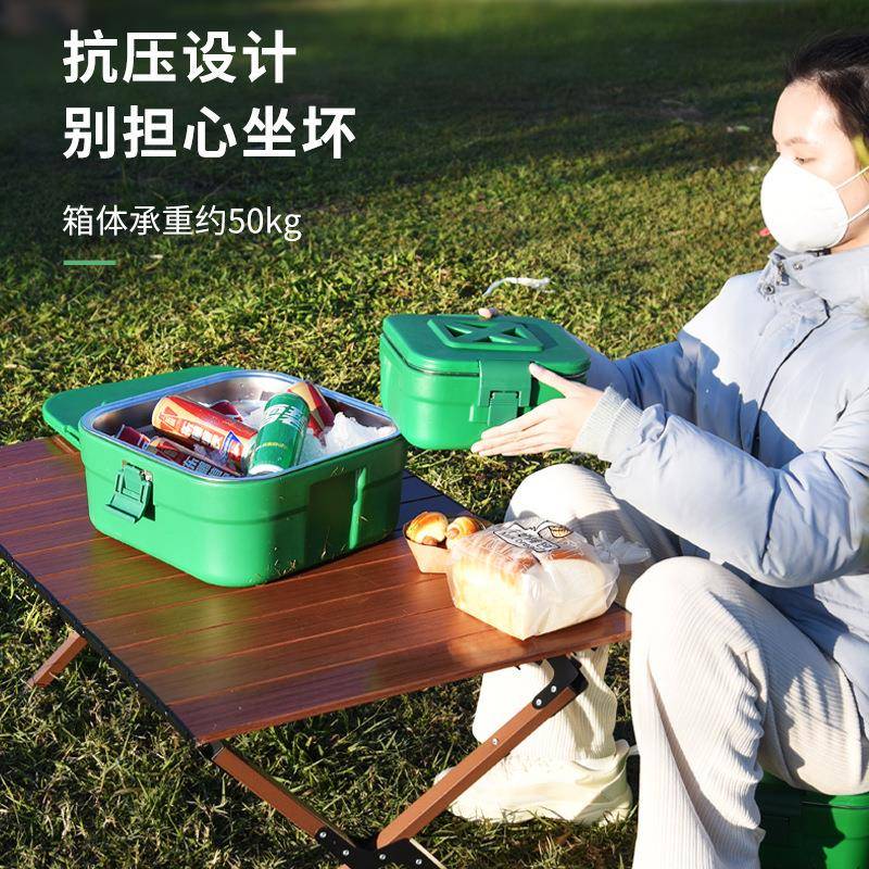 压大容量长效温不811锈钢保鲜盒加保厚抗冷用暖两用一箱多家用户